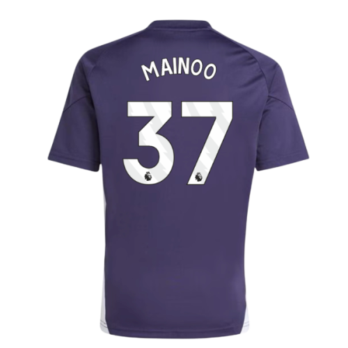 2025-2026 Man Utd Training Tee (Aurora Plum) (Mainoo 37)