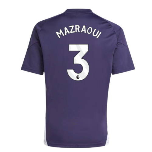 2025-2026 Man Utd Training Tee (Aurora Plum) (Mazraoui 3)