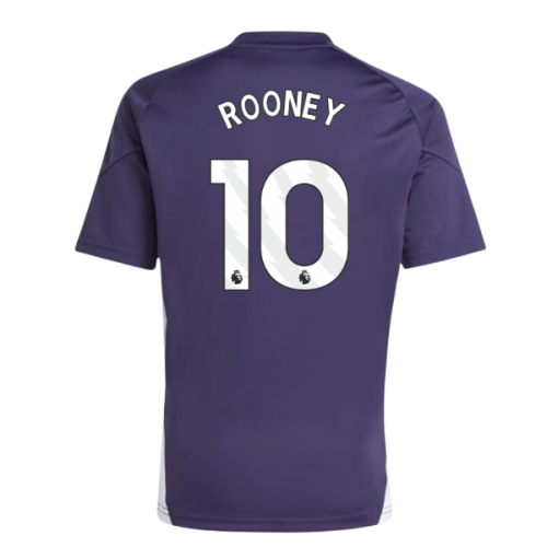 2025-2026 Man Utd Training Tee (Aurora Plum) (Rooney 10)
