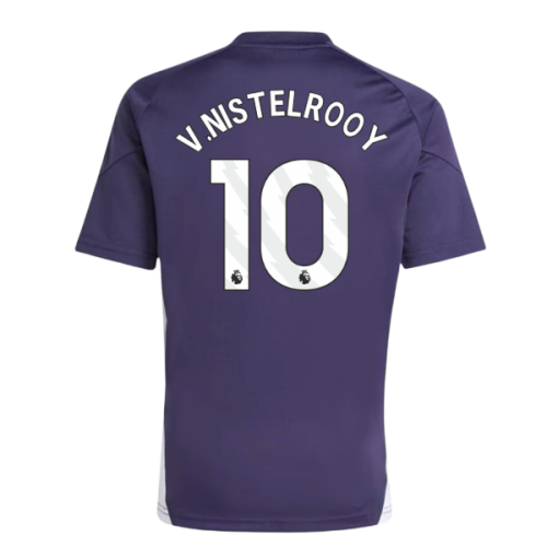 2025-2026 Man Utd Training Tee (Aurora Plum) (V.Nistelrooy 10)