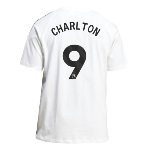 2025-2026 Man Utd Training Tee (White) (Charlton 9)