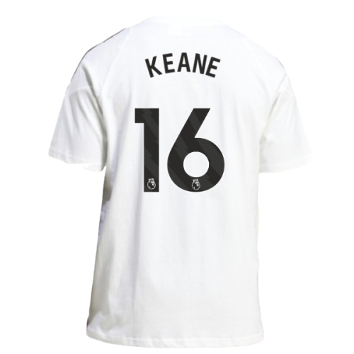 2025-2026 Man Utd Training Tee (White) (Keane 16)