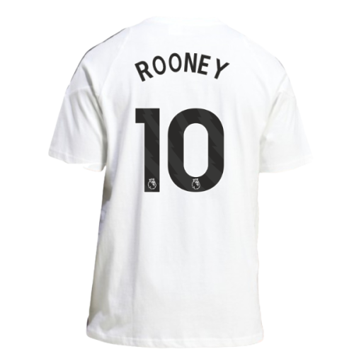 2025-2026 Man Utd Training Tee (White) (Rooney 10)