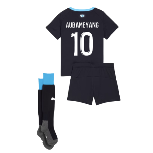 2025-2026 Marseille Away Mini Kit (Aubameyang 10)
