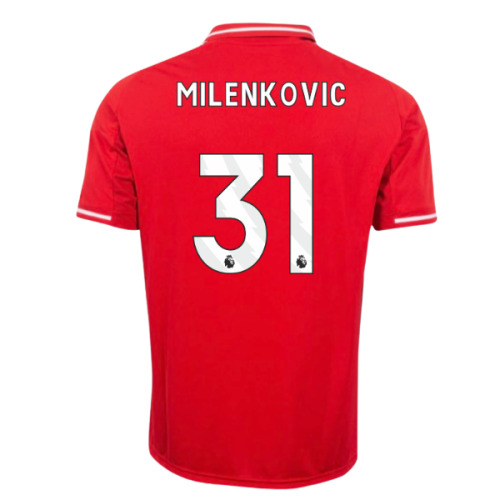 2025-2026 Nottingham Forest Home Shirt (Kids) (Milenkovic 31)