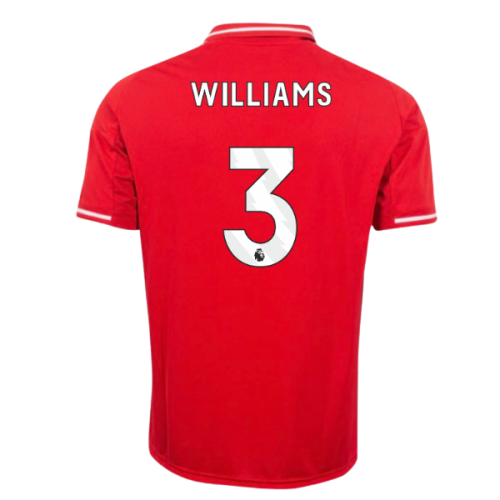 2025-2026 Nottingham Forest Home Shirt (Kids) (Williams 3)