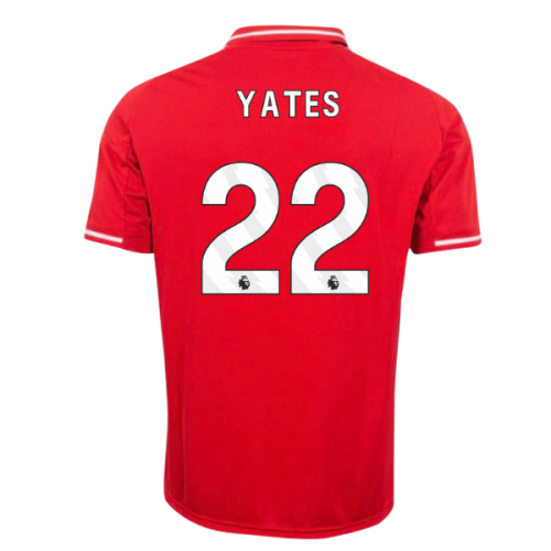 2025-2026 Nottingham Forest Home Shirt (Kids) (Yates 22)