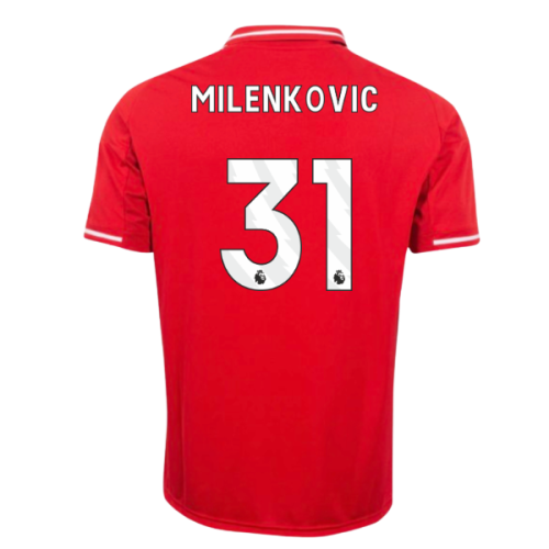 2025-2026 Nottingham Forest Home Shirt (Milenkovic 31)
