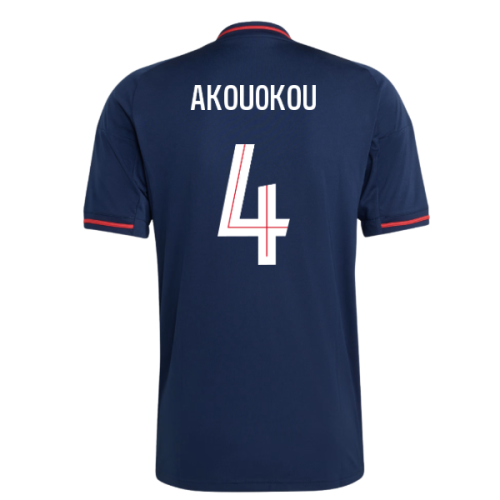 2025-2026 Olympique Lyon Away Shirt (Akouokou 4)