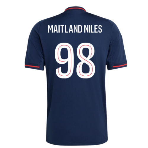 2025-2026 Olympique Lyon Away Shirt (Maitland Niles 98)