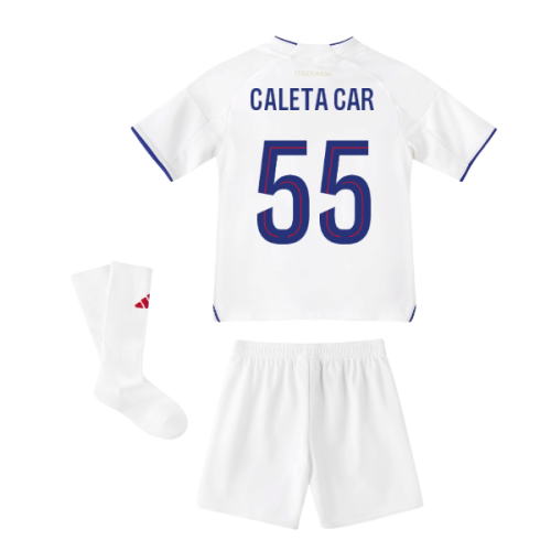2025-2026 Olympique Lyon Home Mini Kit (Caleta Car 55)