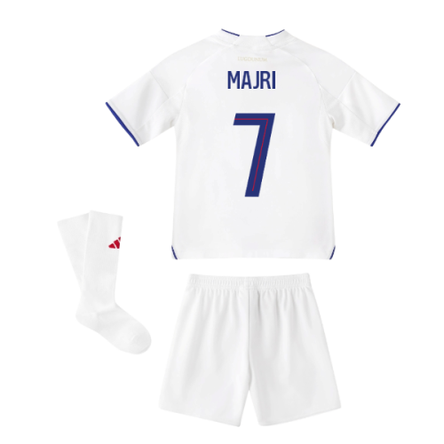 2025-2026 Olympique Lyon Home Mini Kit (Majri 7)