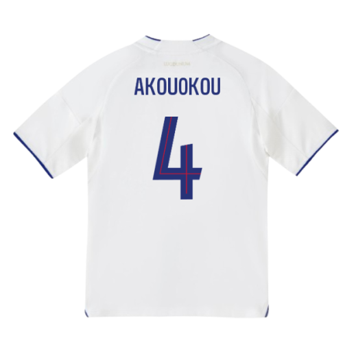 2025-2026 Olympique Lyon Home Shirt (Kids) (Akouokou 4)