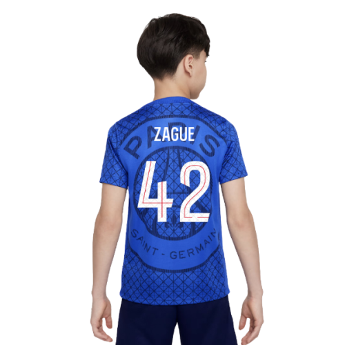 2025-2026 PSG Academy Pro Home Pre Match Shirt (Royal) - Kids (Zague 42)