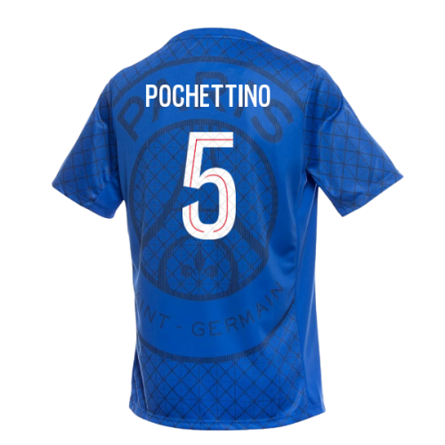 2025-2026 PSG Academy Pro Home Pre Match Shirt (Royal) (Pochettino 5)
