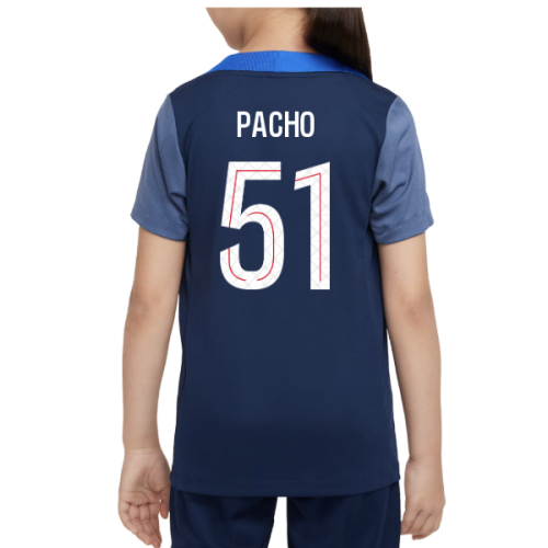 2025-2026 PSG Dri-Fit Strike Training Shirt (Navy) - Kids (Pacho 51)