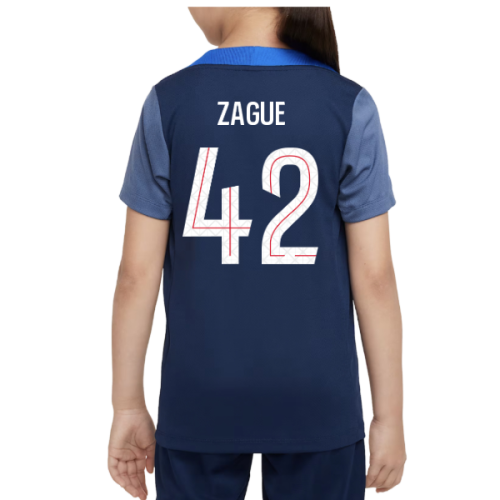2025-2026 PSG Dri-Fit Strike Training Shirt (Navy) - Kids (Zague 42)