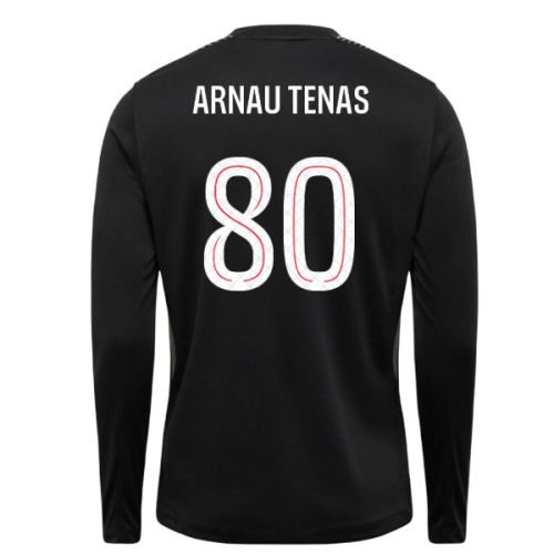 2025-2026 PSG Goalkeeper Shirt (Black) (Arnau Tenas 80)