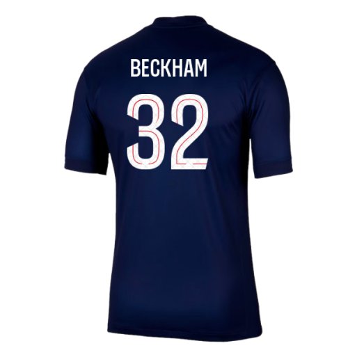 2025-2026 PSG Paris Saint Germain Home Shirt (Beckham 32)