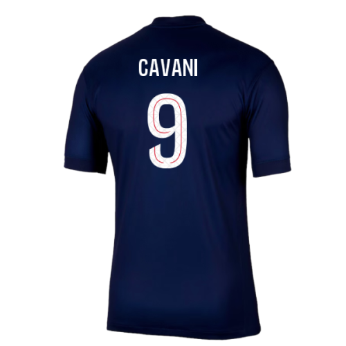 2025-2026 PSG Paris Saint Germain Home Shirt (Cavani 9)