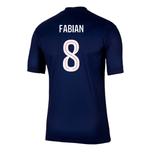 2025-2026 PSG Paris Saint Germain Home Shirt (Fabian 8)