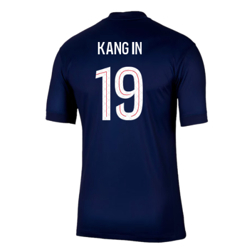 2025-2026 PSG Paris Saint Germain Home Shirt (Kang In 19)