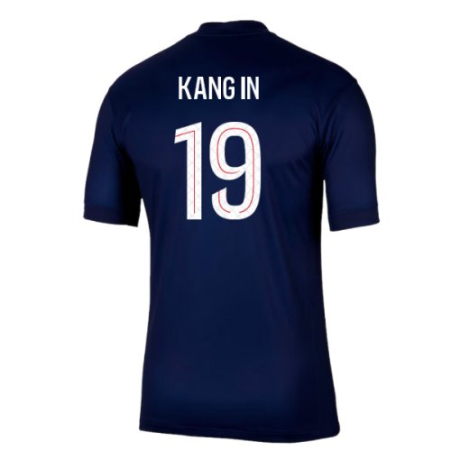 2025-2026 PSG Paris Saint Germain Home Shirt (Kang In 19)