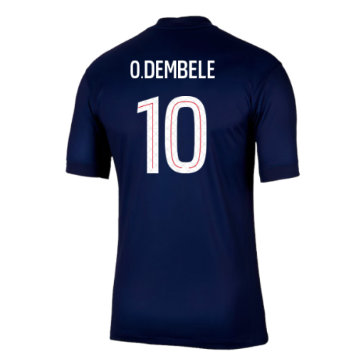 2025-2026 PSG Paris Saint Germain Home Shirt (O.Dembele 10)