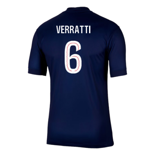 2025-2026 PSG Paris Saint Germain Home Shirt (Verratti 6)