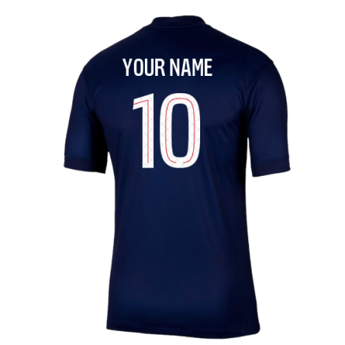 2025-2026 PSG Paris Saint Germain Home Shirt (Your Name)