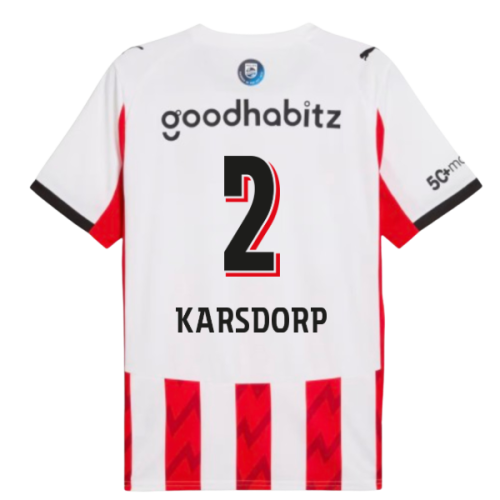 2025-2026 PSV Eindhoven Home Shirt (Karsdorp 2)