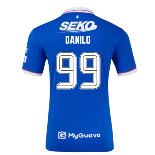 2025-2026 Rangers Authentic Home Shirt (Danilo 99)