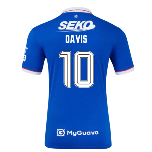 2025-2026 Rangers Authentic Home Shirt (Davis 10)