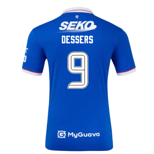 2025-2026 Rangers Authentic Home Shirt (Dessers 9)