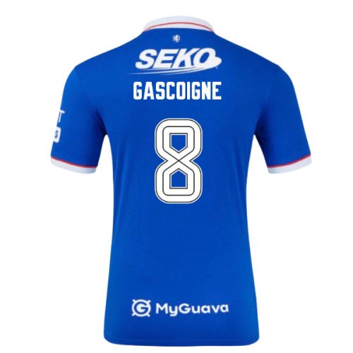 2025-2026 Rangers Authentic Home Shirt (Gascoigne 8)