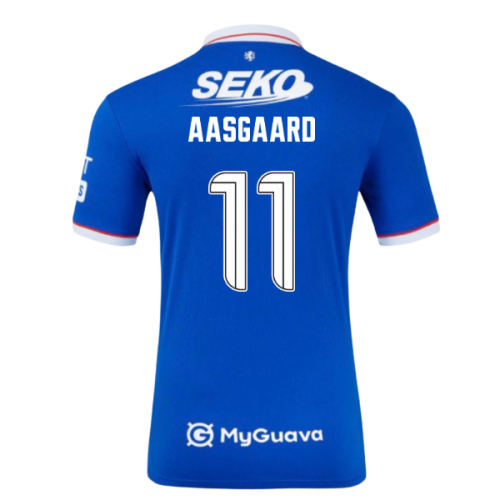 2025-2026 Rangers Home Shirt (Kids) (Aasgaard 11)