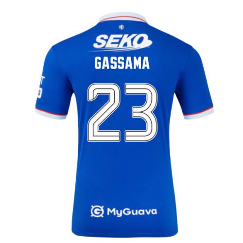 2025-2026 Rangers Home Shirt (Kids) (Gassama 23)