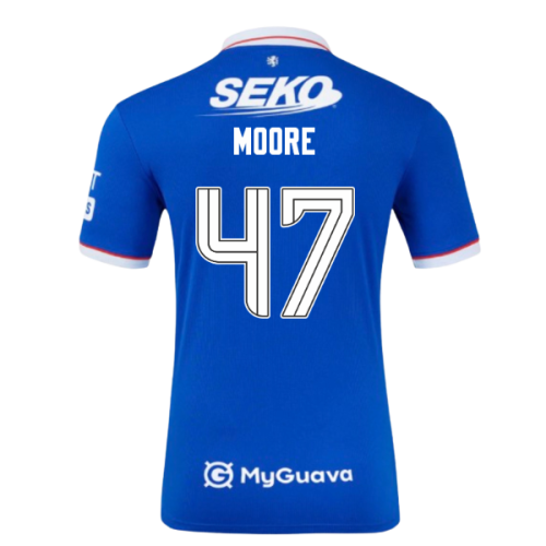 2025-2026 Rangers Home Shirt (Kids) (Moore 47)