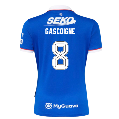 2025-2026 Rangers Home Shirt - Womens (Gascoigne 8)