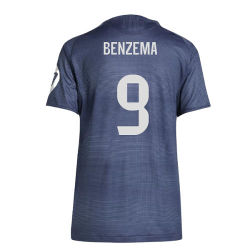 2025-2026 Real Madrid Authentic Away Shirt (Ladies) (Benzema 9)
