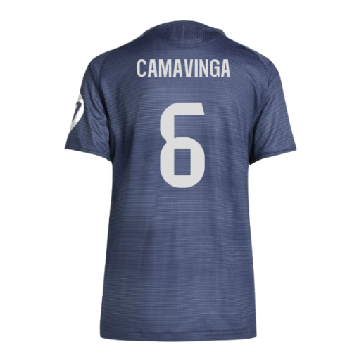 2025-2026 Real Madrid Authentic Away Shirt (Ladies) (Camavinga 6)