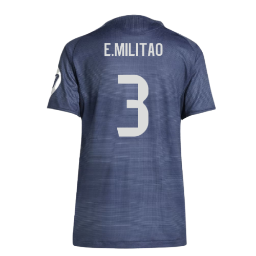 2025-2026 Real Madrid Authentic Away Shirt (Ladies) (E.Militao 3)