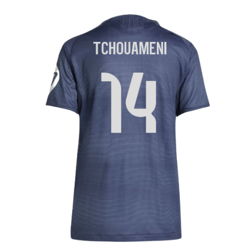 2025-2026 Real Madrid Authentic Away Shirt (Ladies) (Tchouameni 14)