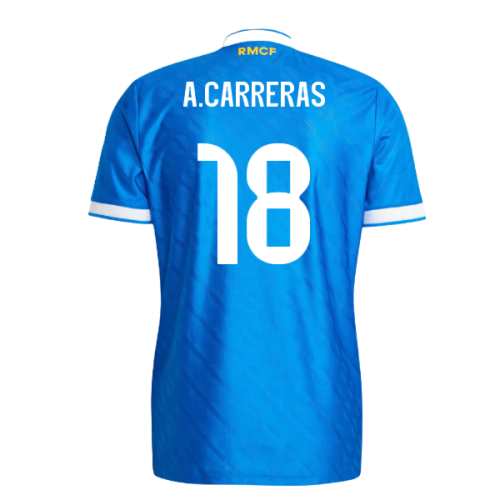 2025-2026 Real Madrid Authentic Third Shirt (A.Carreras 18)