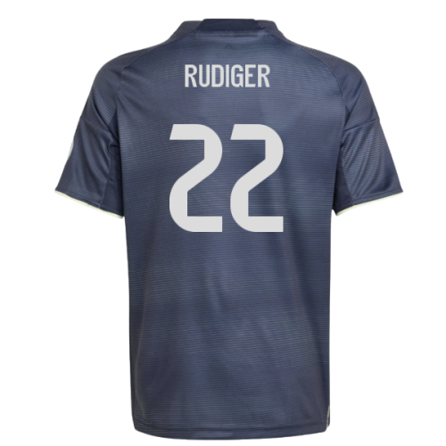 2025-2026 Real Madrid Away Shirt (Kids) (Rudiger 22)
