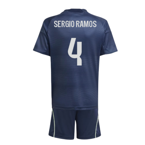 2025-2026 Real Madrid Away Youth Kit (Sergio Ramos 4)