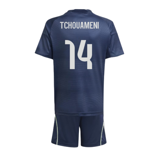 2025-2026 Real Madrid Away Youth Kit (Tchouameni 14)