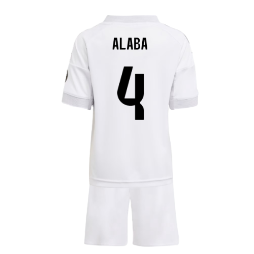 2025-2026 Real Madrid Home Mini Kit (Alaba 4)
