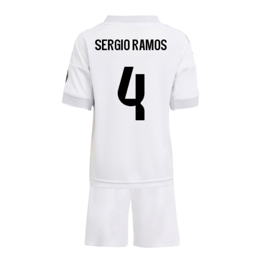 2025-2026 Real Madrid Home Mini Kit (Sergio Ramos 4)