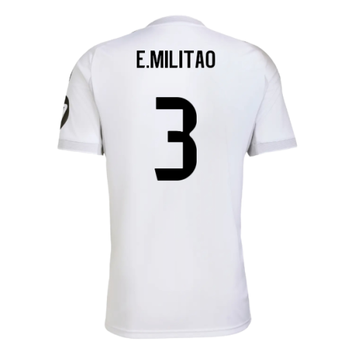 2025-2026 Real Madrid Home Shirt (E.Militao 3)